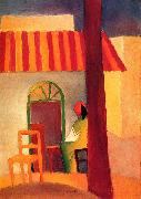 August Macke Turkisches Cafe (I) France oil painting artist
